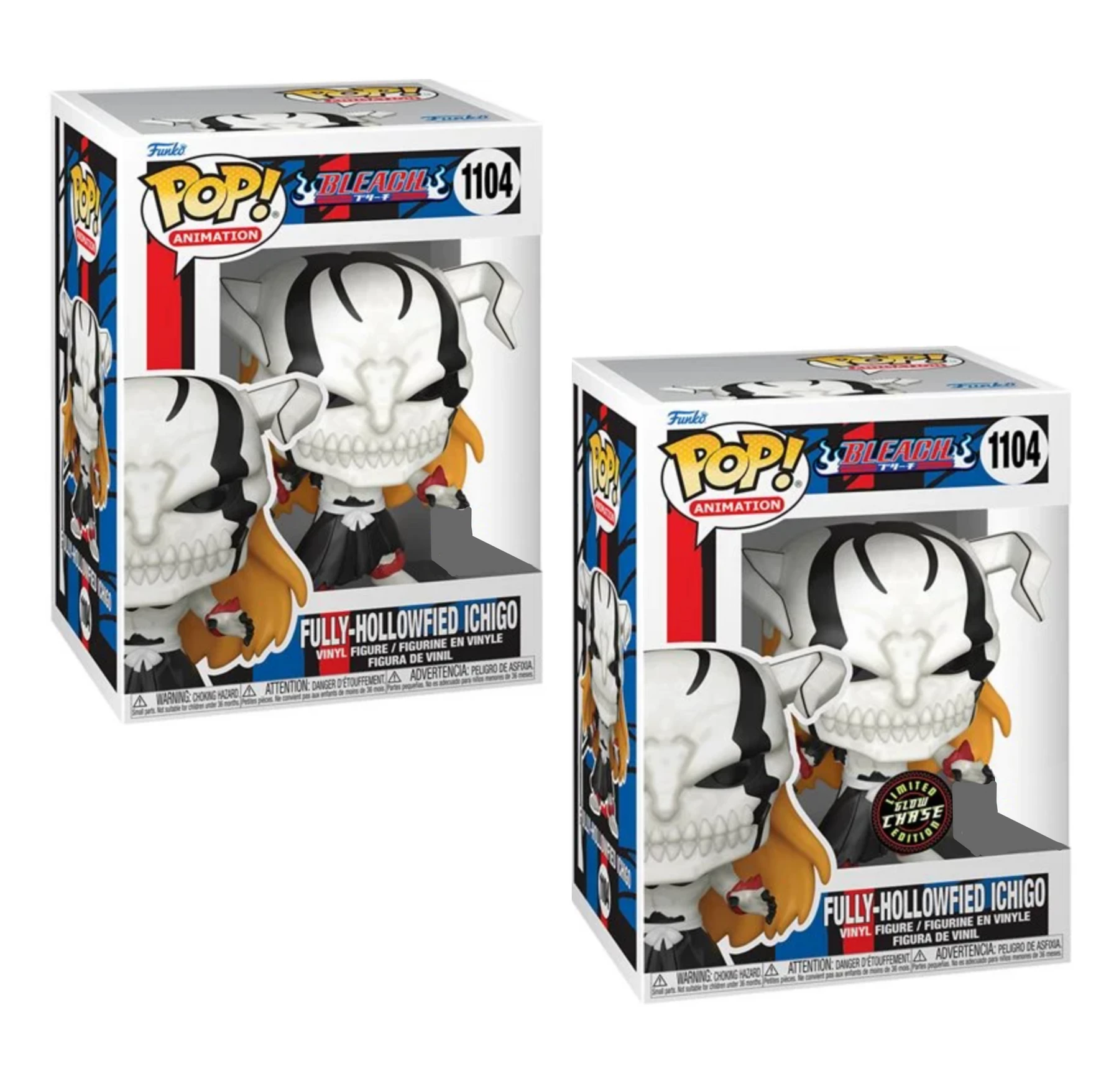 Wholesale ???? Bleach Funko Pop! Fully-Hollowfied Ichigo #1104 Set Of 2 CHASE & Common ???? 2 Wholesale ???? Bleach Funko Pop! Fully-Hollowfied Ichigo #1104 Set Of 2 CHASE & Common ???? - Image 2