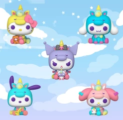 Hot Sale ???? Hello Kitty And Friends Funko Pop! Unicorn Party Complete Set Of 5 ⭐