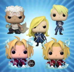 Top 10 ???? Fullmetal Alchemist: Brotherhood Funko Pop! Complete Set Of 5 (CHASE Included) ????