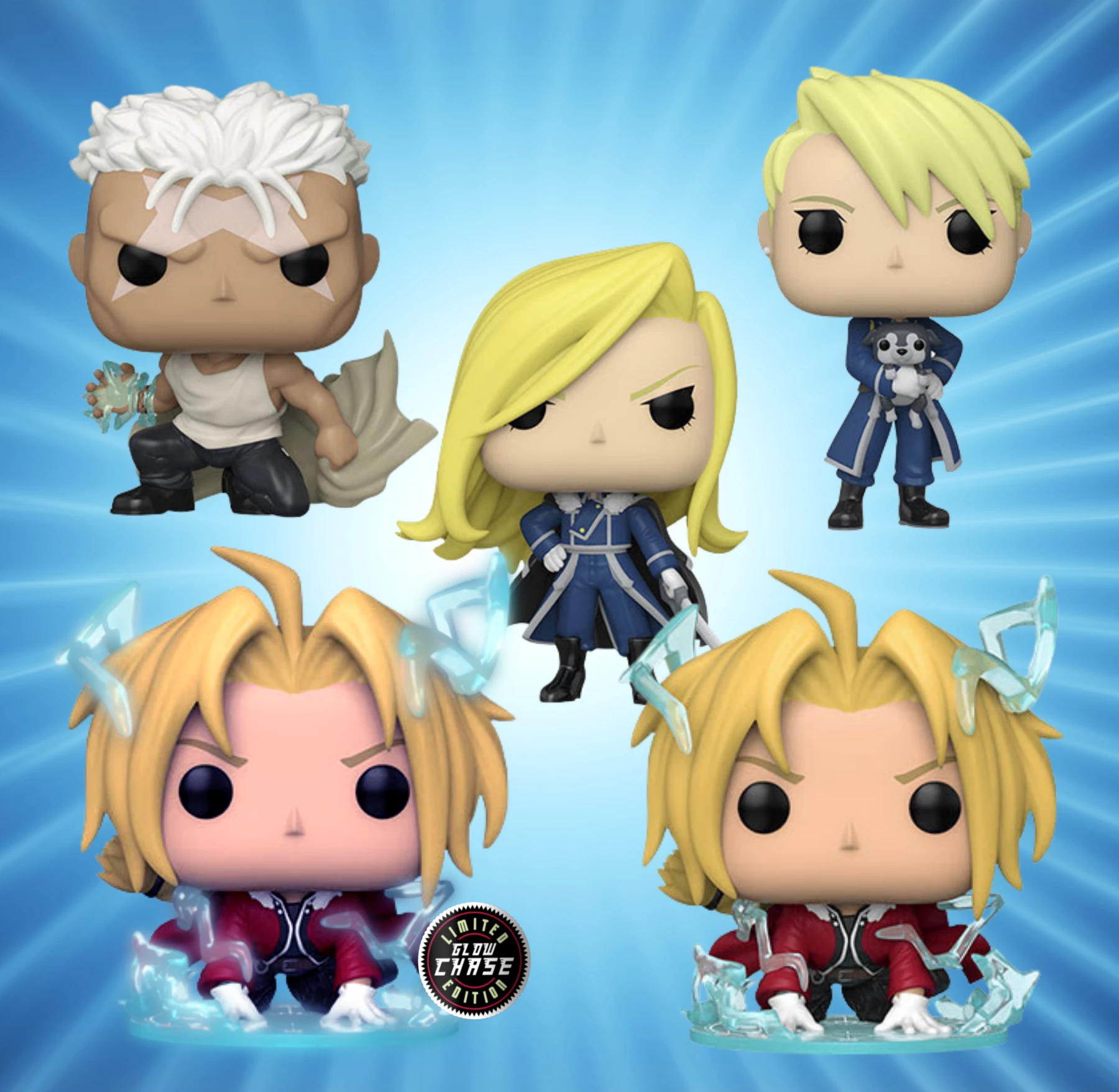 Top 10 ???? Fullmetal Alchemist: Brotherhood Funko Pop! Complete Set Of 5 (CHASE Included) ???? 1 Top 10 ???? Fullmetal Alchemist: Brotherhood Funko Pop! Complete Set Of 5 (CHASE Included) ????