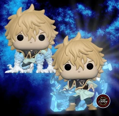 Best Sale ???? Black Clover Funko Pop! Luck Set Of 2 Common & CHASE ????