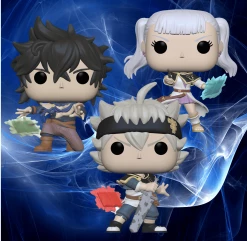 Hot Sale ???? Black Clover Funko Pop! Complete Set Of 3 ✔️