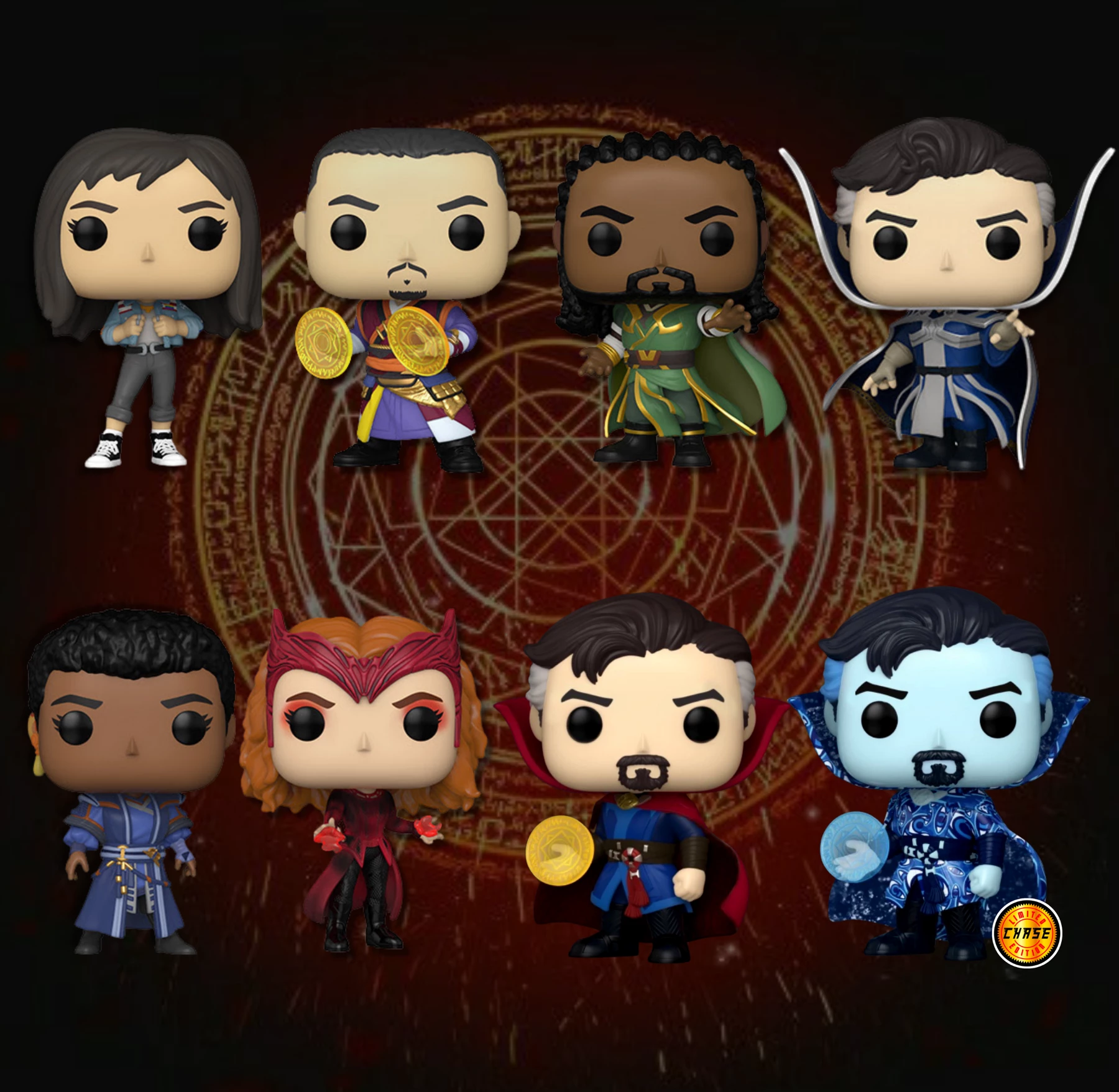 Outlet ✨ Doctor Strange In The Multiverse Of Madness Funko Pop! Complete Set Of 8 (CHASE Included) ???? 1 Outlet ✨ Doctor Strange In The Multiverse Of Madness Funko Pop! Complete Set Of 8 (CHASE Included) ????
