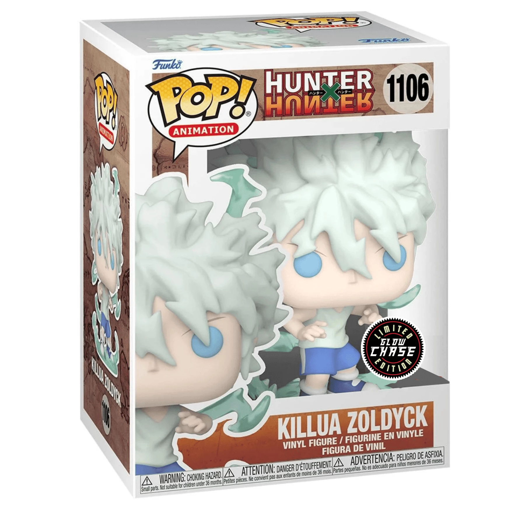 Outlet ???? Hunter X Hunter Funko Pop! Killua Zoldyck (Godspeed) #1106 Set Of 2 (Common & CHASE) ???? 7 Outlet ???? Hunter X Hunter Funko Pop! Killua Zoldyck (Godspeed) #1106 Set Of 2 (Common & CHASE) ???? - Image 7