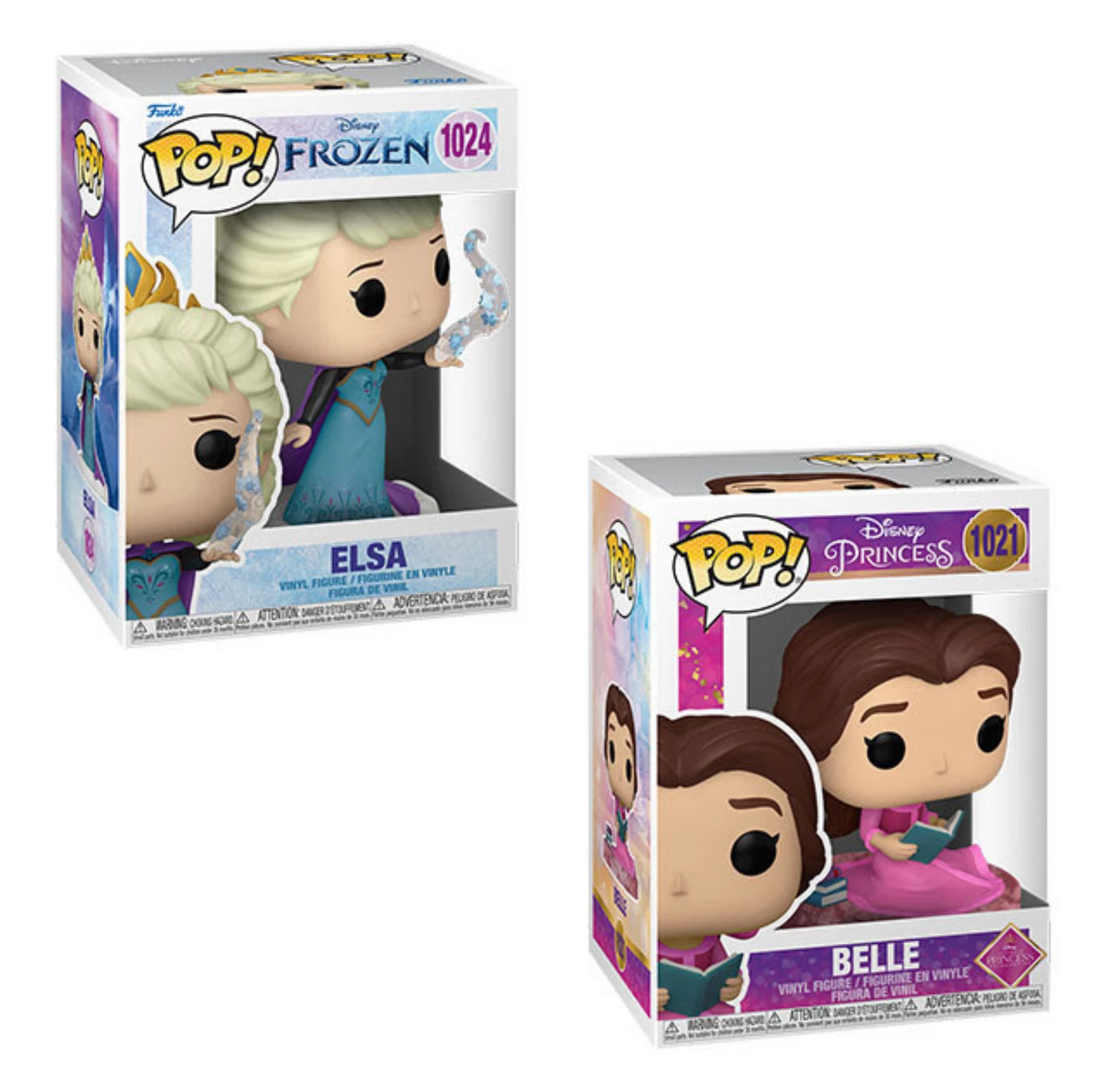Hot Sale ⌛ Disney: Ultimate Princess Funko Pop! Set Of 2 (Belle & Elsa) ???? 2 Hot Sale ⌛ Disney: Ultimate Princess Funko Pop! Set Of 2 (Belle & Elsa) ???? - Image 2