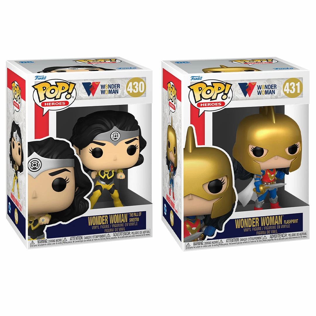 Promo ???? DC Wonder ???? Woman 80th Anniversary Funko Pop! Wonder ???? Woman Set Of 2 (Fall Of Sinestro & Flashpoint) ???? 2 Promo ???? DC Wonder ???? Woman 80th Anniversary Funko Pop! Wonder ???? Woman Set Of 2 (Fall Of Sinestro & Flashpoint) ???? - Image 2