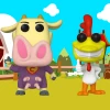 New ???? Cartoon Network Funko Pop! Complete Set Of 2 (Cow & Chicken) ✨