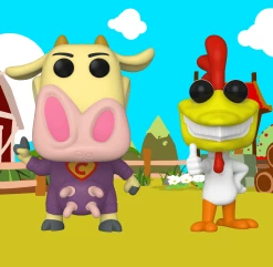 New ???? Cartoon Network Funko Pop! Complete Set Of 2 (Cow & Chicken) ✨