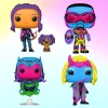 Outlet ???? Disney+ Funko Pop! Disney+ Complete Set Of 4 (Neon Black Light) ❤️