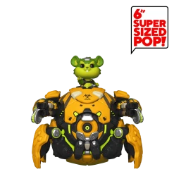 Promo ???? Overwatch Funko Pop! Wrecking Ball 6in (Yellow) (Shared Sticker) #488 ????