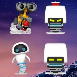 New ⌛ Wall-E Funko Pop! Wall-E Set Of 4 (CHASE Included) ⭐