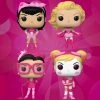 Top 10 ???? DC Bombshells Breast Cancer Awareness Funko Pop! With Purpose Complete Set Of 4 ????
