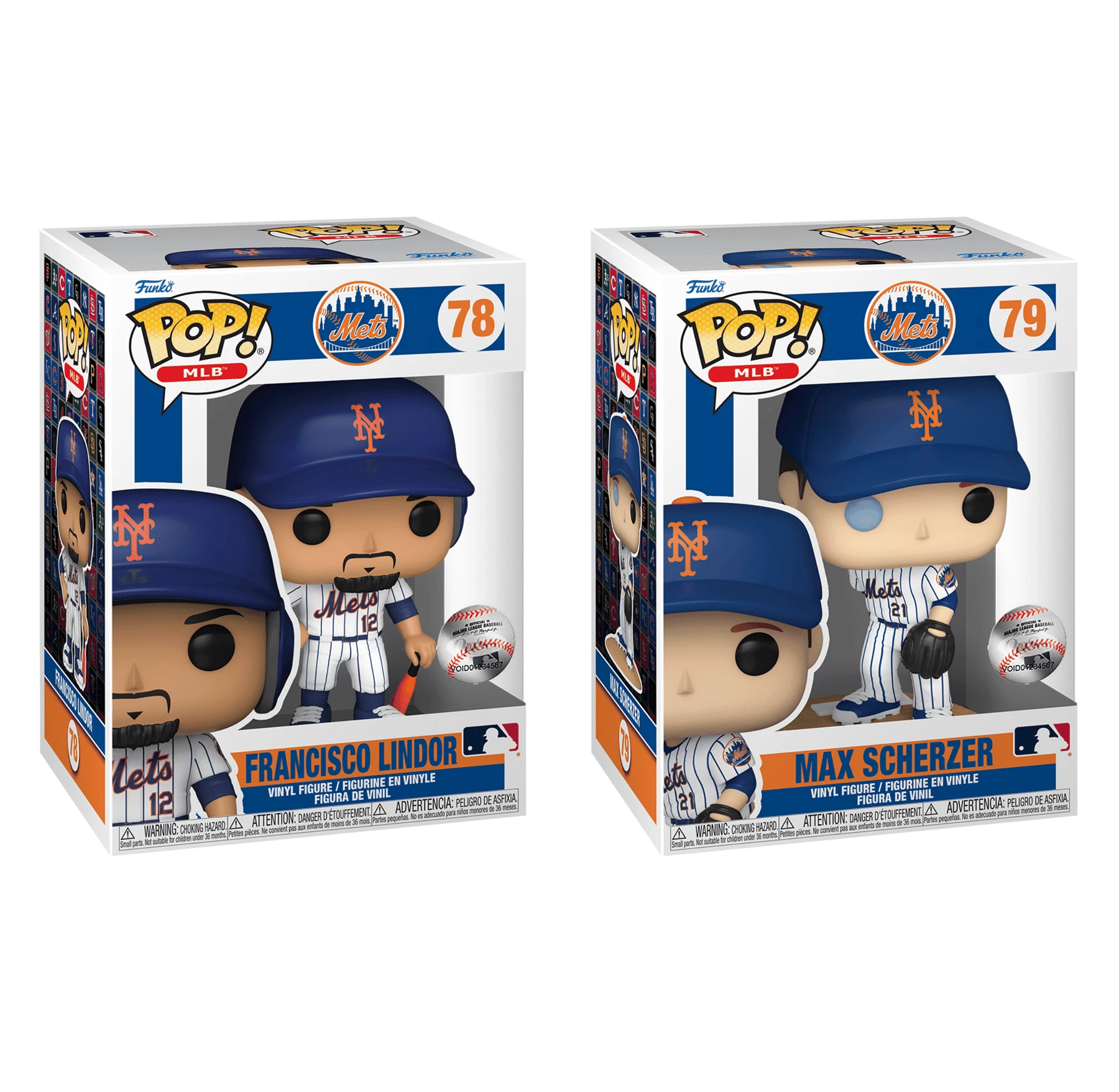 Flash Sale ???? MLB: Mets Funko Pop! Set Of 2 (Francisco & Scherzer) ???? 2 Flash Sale ???? MLB: Mets Funko Pop! Set Of 2 (Francisco & Scherzer) ???? - Image 2