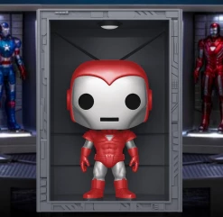 Brand new ???? Marvel Funko Pop! Deluxe Hall Of Armor: Iron Man Model 8 (Silver Centurion) #1038 ????