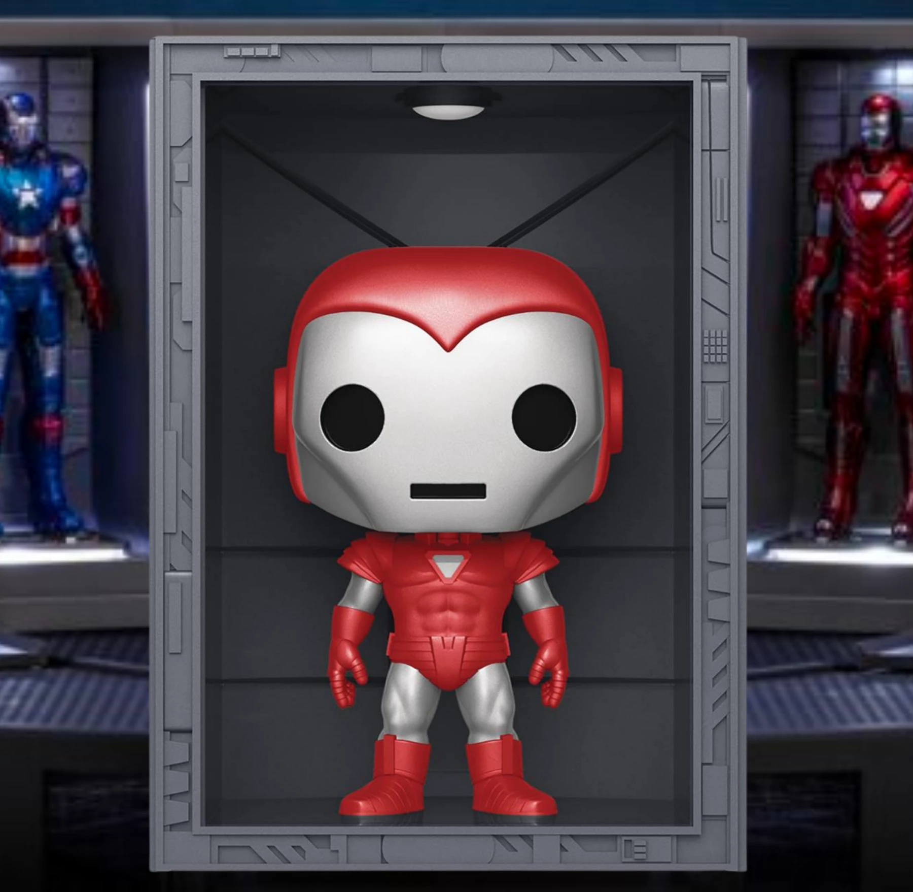 Brand new ???? Marvel Funko Pop! Deluxe Hall Of Armor: Iron Man Model 8 (Silver Centurion) #1038 ???? 1 Brand new ???? Marvel Funko Pop! Deluxe Hall Of Armor: Iron Man Model 8 (Silver Centurion) #1038 ????