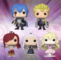 Coupon ???? Fairy Tail Funko Pop! Complete Set Of 5 ????