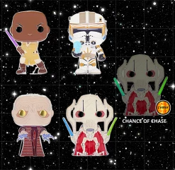 Wholesale ???? Star Wars Funko Pop! Pins Complete Set Of 4 (Chance Of CHASE) ❤️