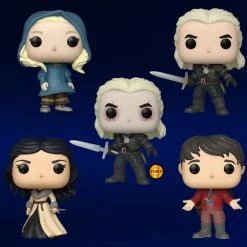 Brand new ???? The Witcher Funko Pop! Complete Set Of 5 (CHASE Included) ✔️