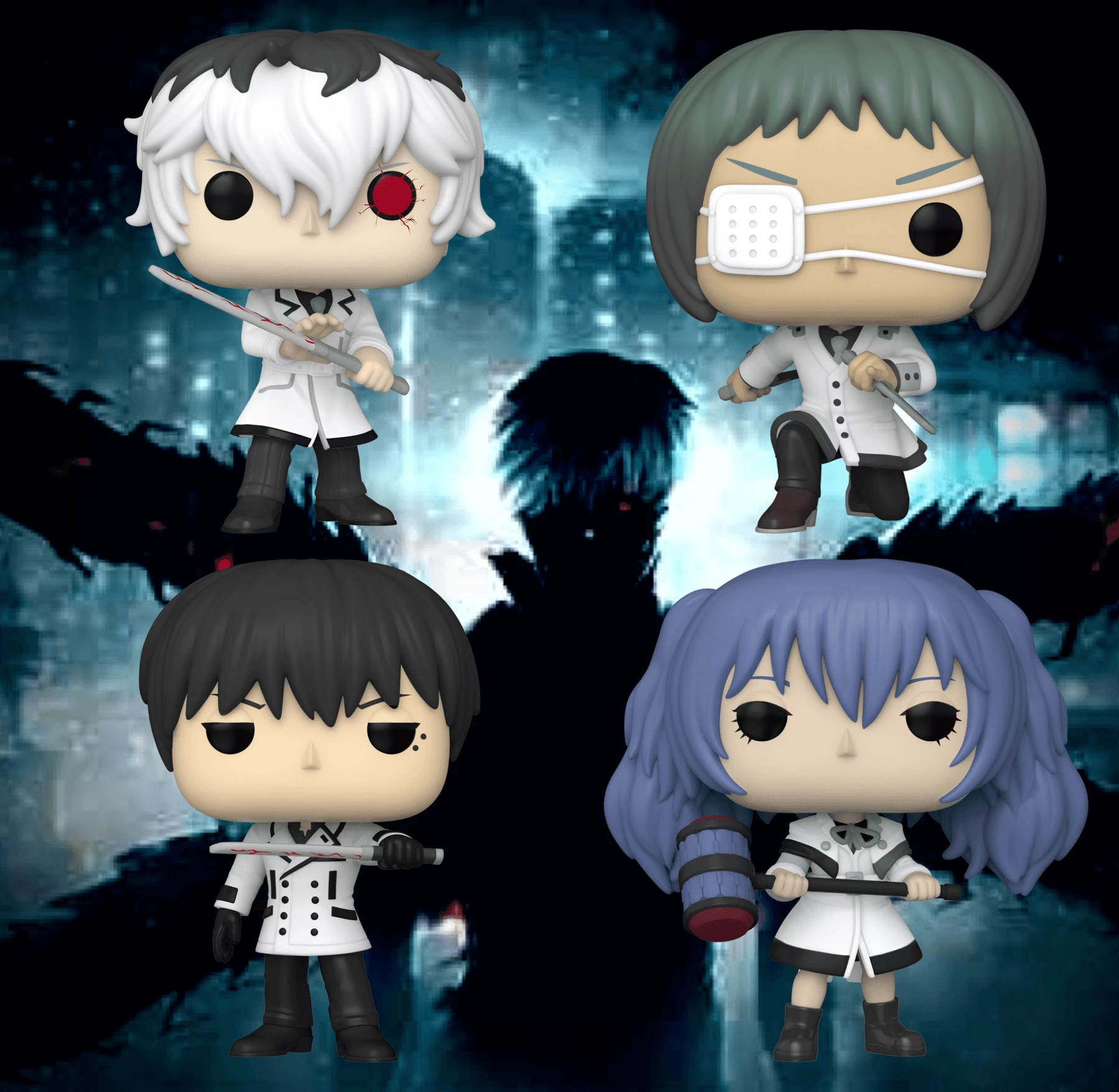 Best Pirce ???? Tokyo Ghoul:re Funko Pop! Complete Set Of 4 ???? 1 Best Pirce ???? Tokyo Ghoul:re Funko Pop! Complete Set Of 4 ????