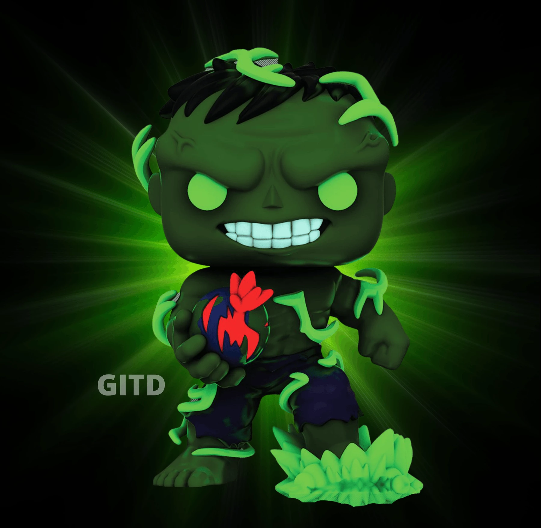 Best Sale ???? Marvel Funko Pop! Immortal Hulk (Earth In Hands) 6in #840 (Chance Of CHASE) ???? 2 Best Sale ???? Marvel Funko Pop! Immortal Hulk (Earth In Hands) 6in #840 (Chance Of CHASE) ???? - Image 2