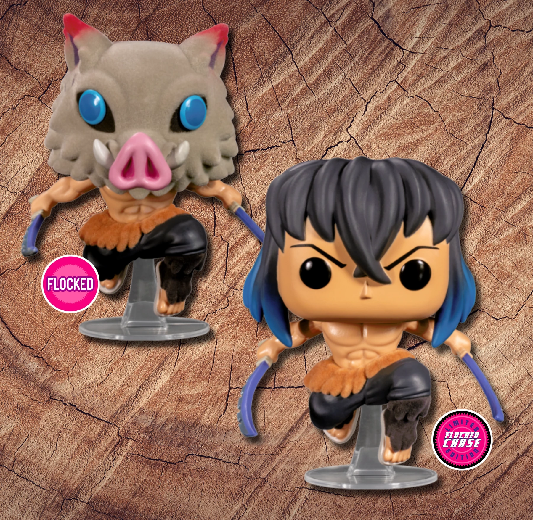 Brand new ???? Demon Slayer Funko Pop! Inosuke Hashibira (Flocked) #875 Common & CHASE ⭐ 1 Brand new ???? Demon Slayer Funko Pop! Inosuke Hashibira (Flocked) #875 Common & CHASE ⭐
