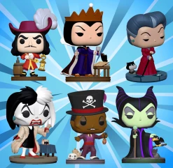 Coupon ⭐ Disney Villains Funko Pop! Complete Set Of 6 ✔️