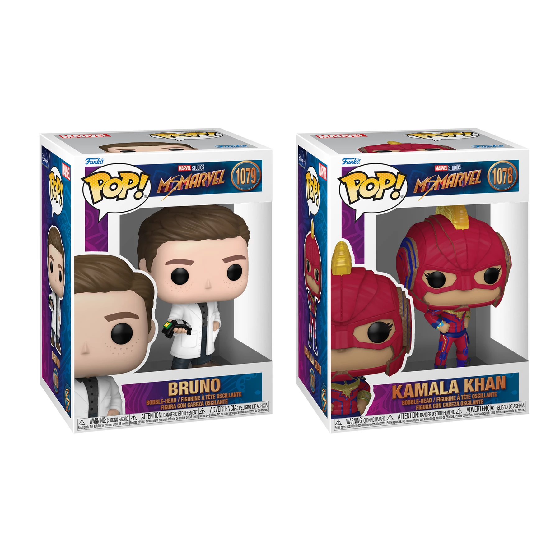 Brand new ???? Ms. Marvel Funko Pop! Complete Set Of 2 ???? 2 Brand new ???? Ms. Marvel Funko Pop! Complete Set Of 2 ???? - Image 2