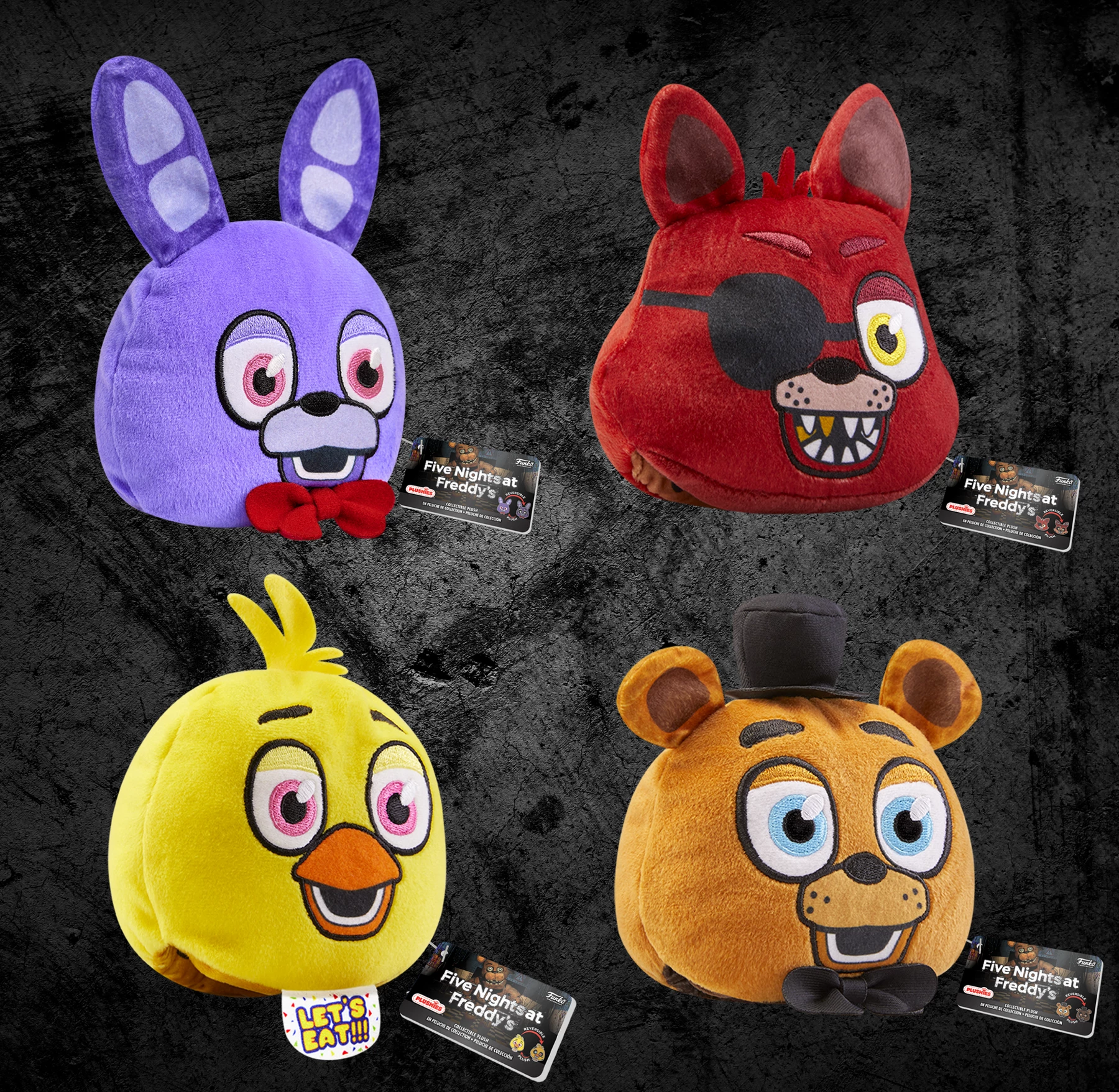 Cheapest ???? Five Nights At Freddy's Funko Plush! Complete Set Of 4 (Reversible Heads) 4in Plush ???? 1 Cheapest ???? Five Nights At Freddy's Funko Plush! Complete Set Of 4 (Reversible Heads) 4in Plush ????
