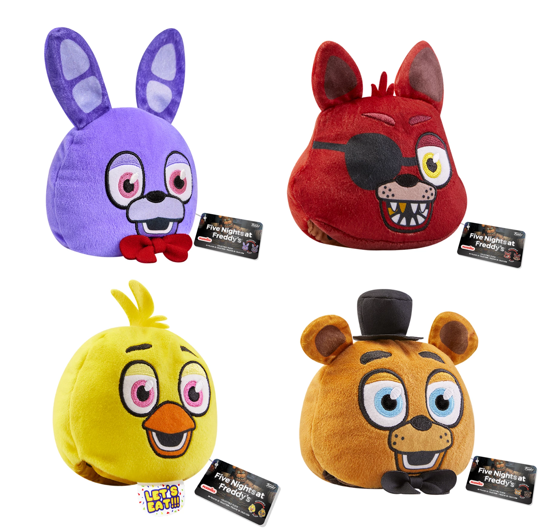 Cheapest ???? Five Nights At Freddy's Funko Plush! Complete Set Of 4 (Reversible Heads) 4in Plush ???? 3 Cheapest ???? Five Nights At Freddy's Funko Plush! Complete Set Of 4 (Reversible Heads) 4in Plush ???? - Image 3