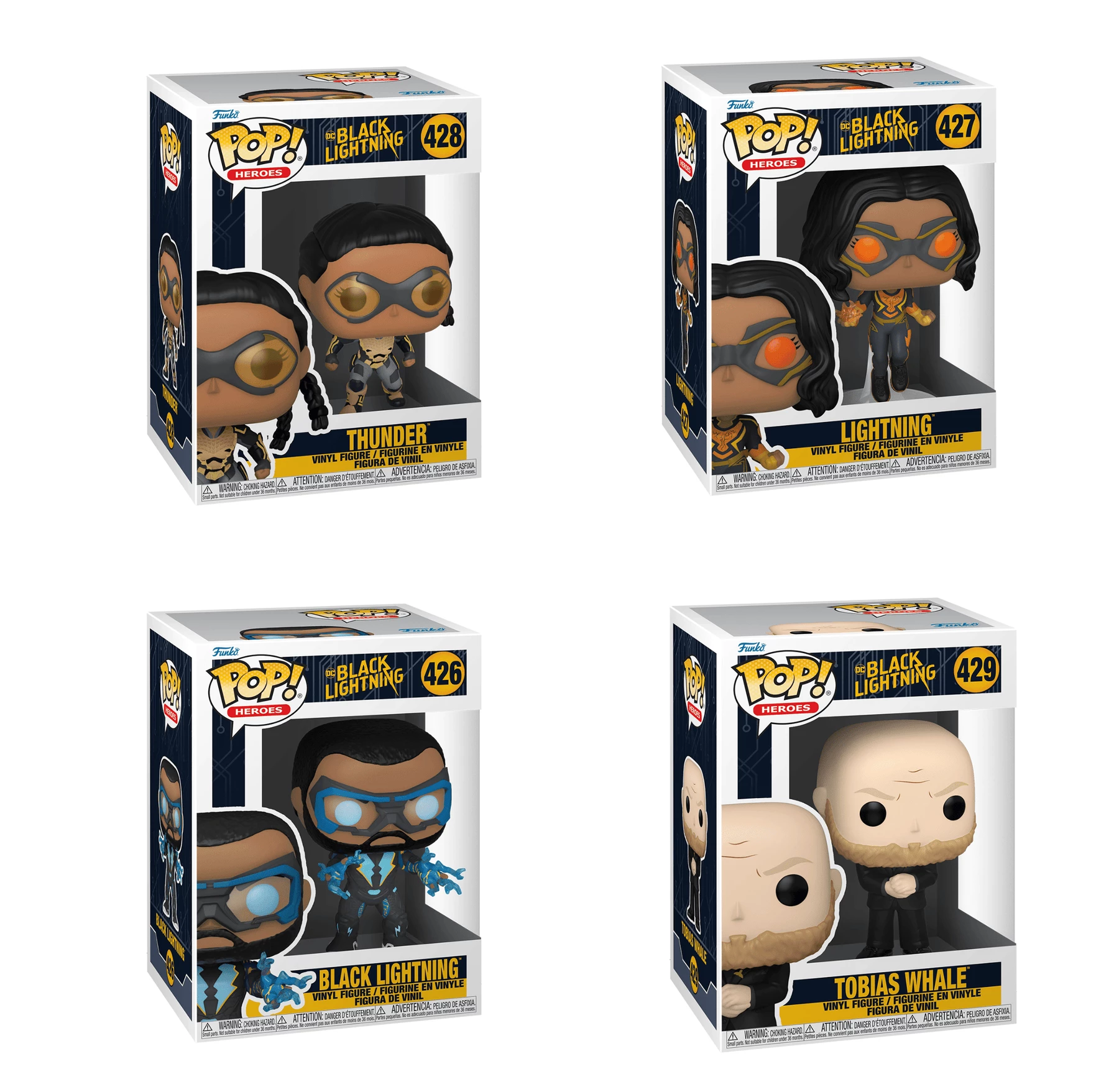 Buy ???? Black Lightning Funko Pop! Complete Set Of 4 ❤️ 2 Buy ???? Black Lightning Funko Pop! Complete Set Of 4 ❤️ - Image 2