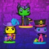 Coupon ???? Disney Villains Funko Pop! Complete Set Of 3 (Neon Black Light) ⌛