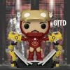 Best Pirce ???? Iron Man 2 Funko Pop! Deluxe Iron Man (with Gantry) 6in (GITD) #905 ????