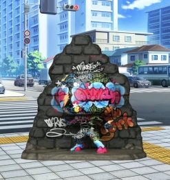 Cheapest ???? Marvel Street Art Collection Funko Pop! Deluxe Miles Morales (Shared Sticker) #686 ????