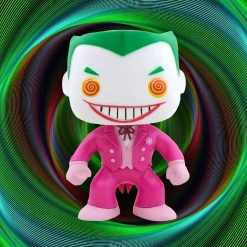 Cheap ???? DC Breast Cancer Awareness Funko Pop! Joker (Shared Sticker) #362 ✔️