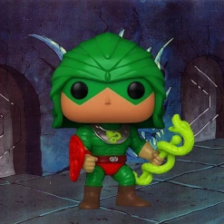 Discount ???? TOY RESCUE: Masters Of The Universe Funko Pop! King Hiss (Shared Sticker) #1038 (Non-Mint) ????