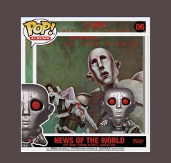 Discount ❤️ Queen Funko Pop! Albums News Of The World (Metallic) #06 ????