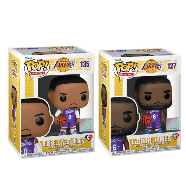 Outlet ???? NBA Lakers Funko Pop! Set Of 2 (CE'21) (Westbrook & LeBron) ???? 2 Outlet ???? NBA Lakers Funko Pop! Set Of 2 (CE'21) (Westbrook & LeBron) ???? - Image 2