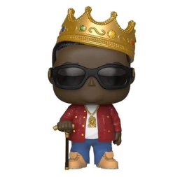 Wholesale ???? The Notorious B.I.G. Funko Pop! Notorious B.I.G. With Crown (Red Jacket) (Shared Sticker) #82 ????