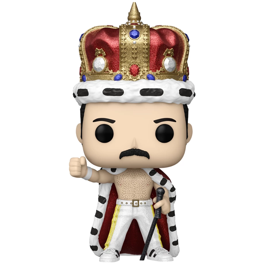 Best deal ⭐ Queen Funko Pop! Freddie Mercury (King) (Diamond Glitter) (Big Apple Exclusive) #184 ???? 3 Best deal ⭐ Queen Funko Pop! Freddie Mercury (King) (Diamond Glitter) (Big Apple Exclusive) #184 ???? - Image 3