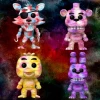 New ???? Five Nights At Freddy's Funko Pop! Complete Set Of 4 (Tie-Dye) ????