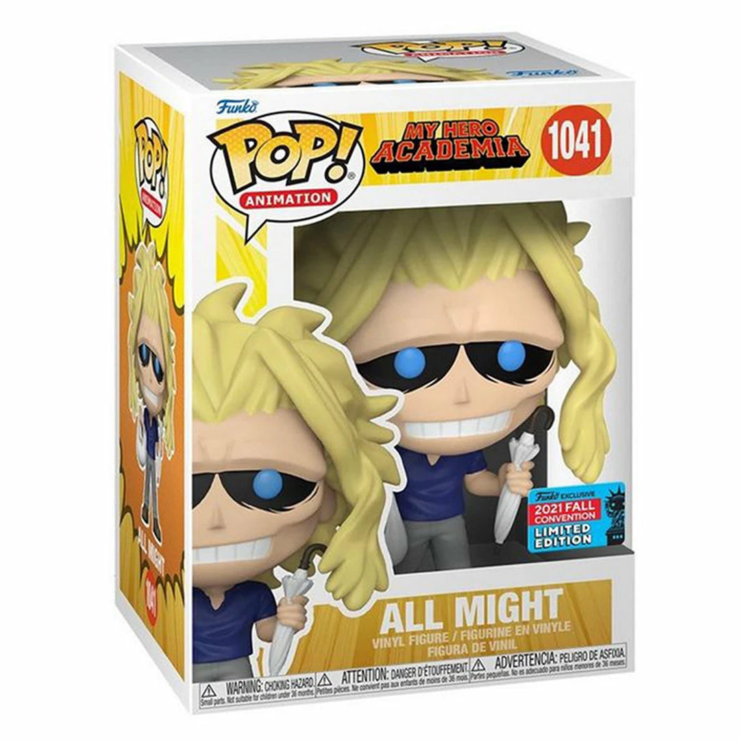 Hot Sale ???? My Hero Academia Funko Pop! All Might (Bag & Umbrella) (2021 Fall Convention) (Shared Sticker) #1041 ???? 2 Hot Sale ???? My Hero Academia Funko Pop! All Might (Bag & Umbrella) (2021 Fall Convention) (Shared Sticker) #1041 ???? - Image 2