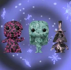 Outlet ???? The Nightmare Before ❄ Christmas Funko Pop! (Artist Series) (with Pop! Hard Stack) Complete Set Of 3 ????