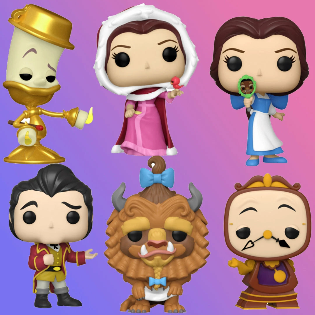 Budget ???? Beauty And The Beast Funko Pop! 30th Anniversary Complete Set Of 6 ???? 1 Budget ???? Beauty And The Beast Funko Pop! 30th Anniversary Complete Set Of 6 ????