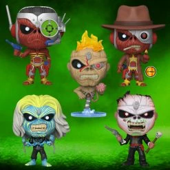 New ???? Iron Maiden Funko Pop! Complete Set Of 5 (CHASE Included) ✔️