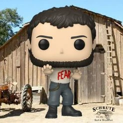 Hot Sale ???? The Office Funko Pop! Mose Schrute (Fear ???? Shirt) (2021 Fall Convention) (Shared Sticker) #1179 ????