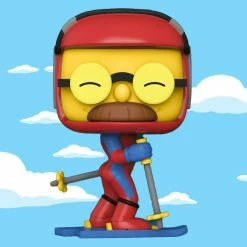 Flash Sale ???? The Simpsons Funko Pop! Stupid Sexy Flanders (Festival Of Fun 2021) (Shared Sticker) #1167 ????