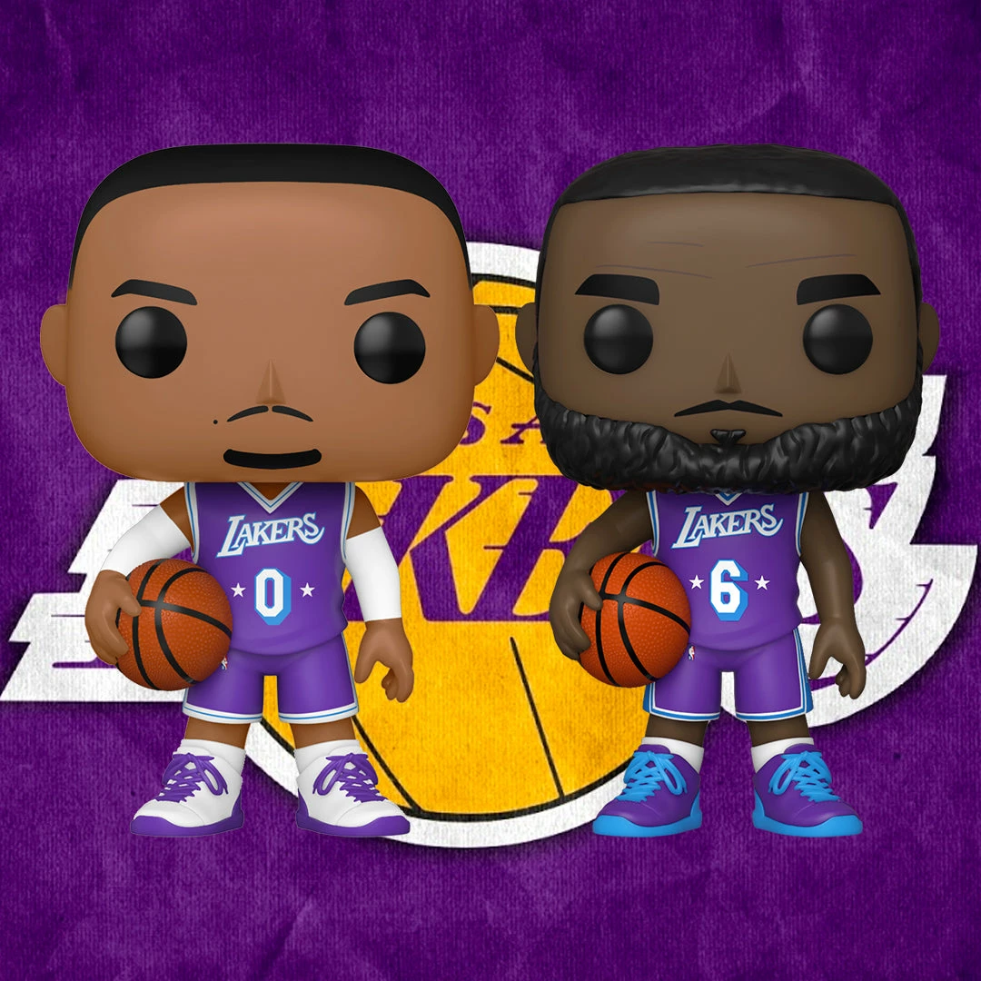 Outlet ???? NBA Lakers Funko Pop! Set Of 2 (CE'21) (Westbrook & LeBron) ???? 1 Outlet ???? NBA Lakers Funko Pop! Set Of 2 (CE'21) (Westbrook & LeBron) ????