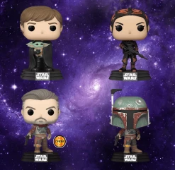 Best Sale ???? Star Wars: The Mandalorian Funko Pop! Complete Set Of 4 (CHASE Included) ????