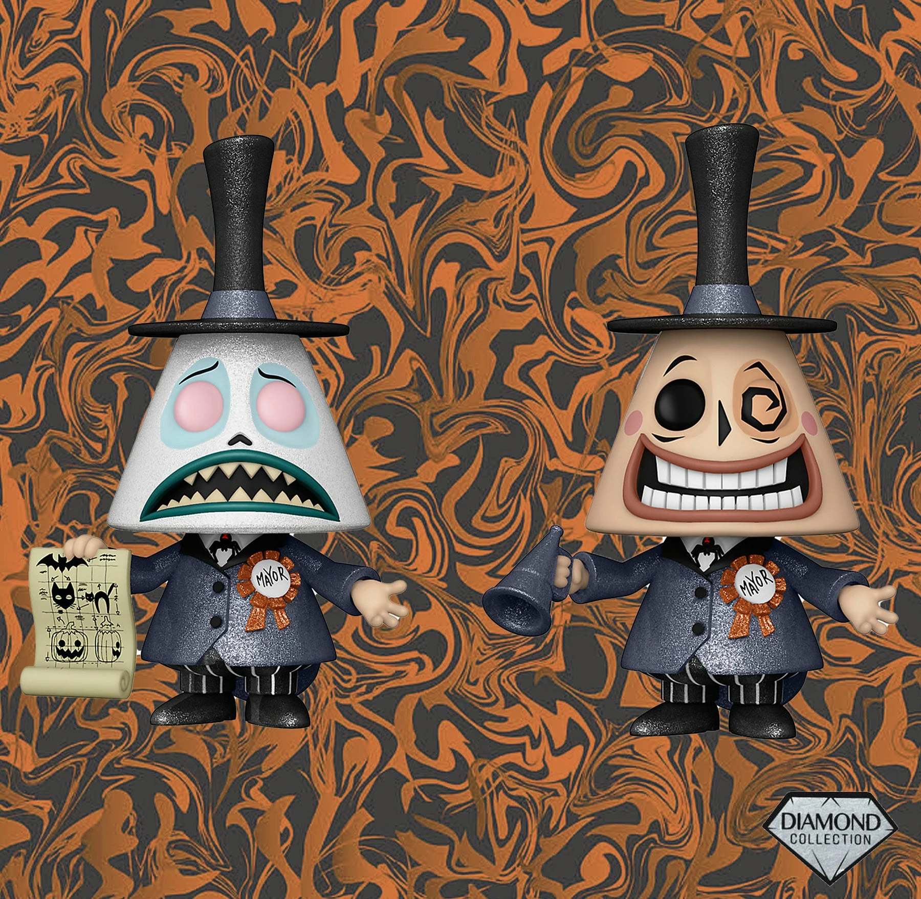 Cheap ???? The Nightmare Before ???? Christmas Funko Pop! The Mayor (Diamond Glitter) Set Of 2 Common & CHASE ✔️ 1 Cheap ???? The Nightmare Before ???? Christmas Funko Pop! The Mayor (Diamond Glitter) Set Of 2 Common & CHASE ✔️