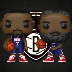 Best deal ???? NBA Nets Funko Pop! Set Of 2 (Navy Jersey) (CE'21) (Durant & Harden) ????